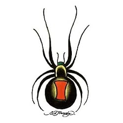 Ed Hardy Black Widow Temporary Tattoo