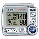 Omron Wrist Blood Pressure Monitor with APS (Advanced Positioning Sensor), # HEM-670IT, Cuff Size : 5.25 Inches - 8.5 Inches