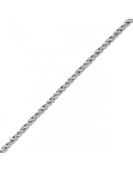 MMA Silver - 18 inch Oxidized Rope Chain Necklace