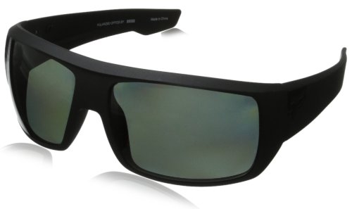 Fox The Redeem 06320-901-OS Polarized Wrap Sunglasses,Matte Black & Grey Polarized,65 mm