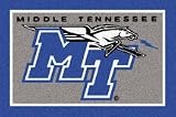 Middle Tennessee State Blue Raiders 3' 10 x 5' 4 Team Spirit Area Rug