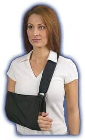 Med Spec Arm Sling with Soft Padded Shoulder Strap, Black, X-Large