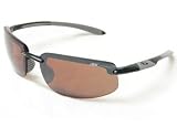 Bolle Sunglasses Upshot Black Frame with Polarized Sandstone Gun Lenses
