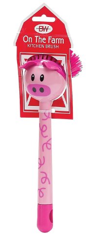 Boston Warehouse On the Farm Pig Kitchen BrushB0055MVK3E 