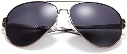 Sombosin UV Protection Metal Sunglasses for Men Polarized Wayfarer Sunglasses