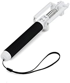 Pardus™ Selfie Stick Extendable Foldable All-in-One Self-Portrait Monopod with Built-in Bluetooth Remote Shutter for IOS Android (Black)