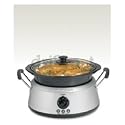 Hamilton Beach 33135 3-in-1 Slow Cooker with 2-, 4-, and 6-Quart Crocks, Stainless Steel