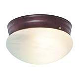 Design House 517334 Fluorescent Round Ceiling Mount, 5.5-Inch by 9-Inch, Bronze by Design House