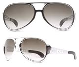 Elvis/Kill Bill/JACKASS Brille Sonnenbrille  (Silber)