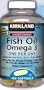 Kirkland Signature Fish Oil with Omega-3 Fatty Acids - NEW ONE PER DAY FORMULA - 180 Enteric Coated Softgels - 3 Bottles