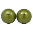 Natural Fitness Soft Weighted Balls (2 Lb Pair, Moss)