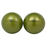 Natural Fitness Soft Weighted Balls (2 Lb Pair - Moss)