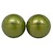 Natural Fitness Pair Soft Weighted Balls Pair, 2-Pounds Each (Moss)