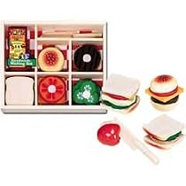 Melissa & Doug Wooden Sandwich-Making Set