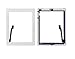 Allfix Touch Screen Display Digitizer Complete Assembly for Apple iPad 3 3rd Generation A1416 A1403 A1430 + Home Button Menu ,Adhesive and Tools White