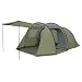 High Peak - Ancona 4, Tenda, 435 x 250 x 190 cm, colore: Verde olive/Grigio