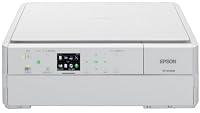 EPSON Colorio インクジェット複合機 EP-804AW 有線・無線LAN標準対応 スマートフォンプリント対応 先読みガイド&カンタンLEDナビ搭載 6色染料インク ホワイトモデル