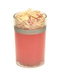 red flower japanese peony candle and scented petals
