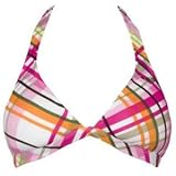 Roxy Plaid Paradise 70's Halter Bikini Top - Women's