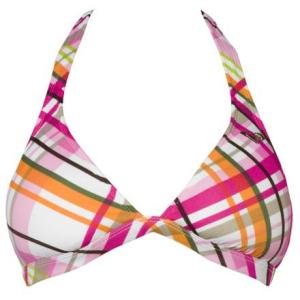 Roxy Plaid Paradise 70's Halter Bikini Top - Women's