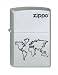 Zippo Feuerzeug World Map