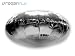 36 inch Replacement Silver Saucer Balloon Envelope For All Mach RC Airships