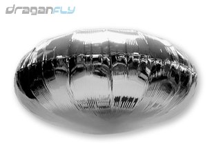 31x46eercTL 36 inch Replacement Silver Saucer Balloon Envelope For All Mach RC Airships FREE Shipping