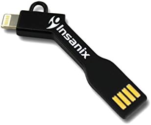 Insanix | USB Charge Key | Lightning Cable Key Sized - for Iphone 5 / 5s/ 5c / 6 / 6 Plus