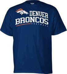 NFL Men's Denver Broncos Arched Horizon Tee Shirt (Dark Royal, X-Large)