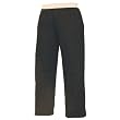 Black solid classic flannel cotton pants for lounging, sleep, sports. Unisex relaxed fit, exposed elastic waist