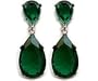 Angelina Jolie Oscar ~ Beverly Hills Housewives Emerald Earring
