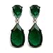 Angelina Jolie Oscar ~ Beverly Hills Housewives Emerald Earring