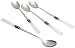 Rosanna Pearlized White Napoleon Iced Tea Spoons, Set of 4