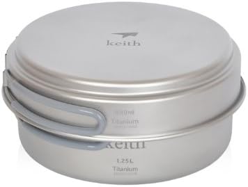 Camping Pot Titanium Pot Outdoor Cookware