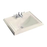 Bathroom Sink Drop In Self Rimming by Kohler - K-2241-4 in Almond