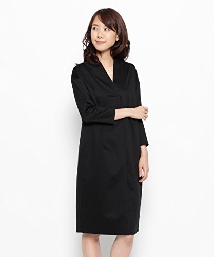 Modify(モディファイ)コットン混カルゼVネックワンピース