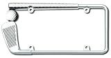 Cruiser License Plate Frame Chrome Golf Club - 1 Frame