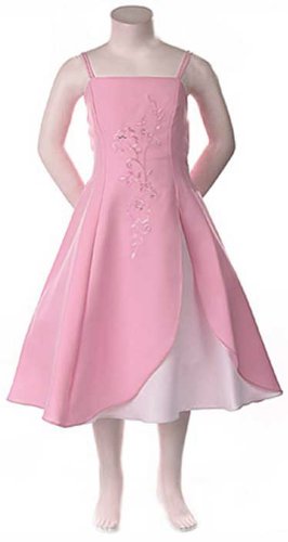 New Two Tone Split Skirt Flare Dress (8 Colors Available) 2 to 14 Girls