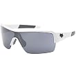 Fox Racing The Duncan Sport Men's Sportswear Sunglasses w/ Free B&F Heart Sticker Bundle - Polished White/Black Iridium