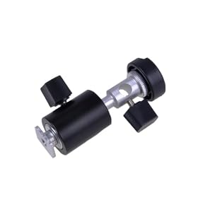 BestDealUSA 360° Swivel Flash Shoe Umbrella Holder Swivel Light Stand Bracket C