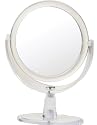 Acrylic Clear Pedestal Mirror True Image x10 Magnified