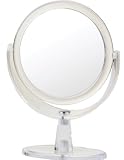 Acrylic Clear Pedestal Mirror True Image x10 Magnified