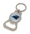 Carolina Panthers Bottle Opener Keychain