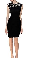 Sexy Summer Polyester/Spandex Lace Sleeveless Bodycon Dress/Wedding Party Dress 