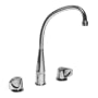 Just Two Handle Concealed Ledgemount, JTR-51, Polished Chrome