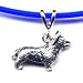 18 Blue Corgi Necklace Sterling Silver Jewelry