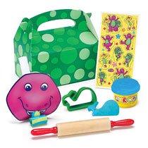 Click here to buy Party Supplies - Barney Dance Favor Boxes by Birthday Express.