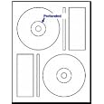200 CD/DVD Labels Matte Memorex Core Compatible