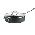 Emerilware Hard Anodized 5-Quart Non-Stick Saute Pan with Glass Lid