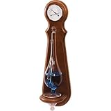 Wall Mounted Weather Station with Thermometer, Hygrometer, and Barometer - Cherry Finish - 18 Inches Tall